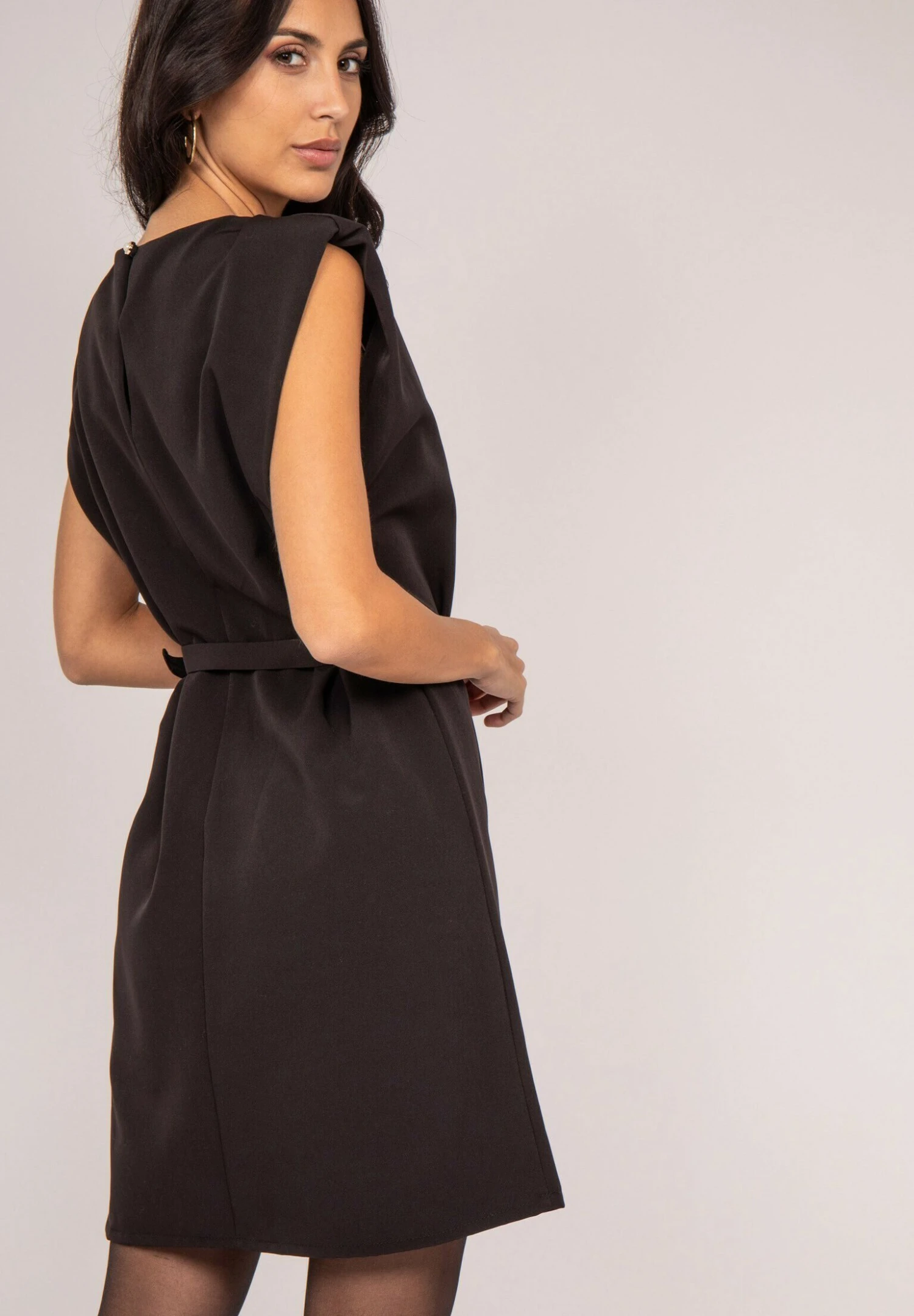 Illena - Robe De Jour - Noir 4 Illena - Robe De Jour - Noir – Image 4