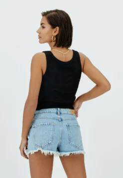 Stradivarius Mit Tiefem Bund - Short En Jean - Neon Blue 7 Stradivarius Mit Tiefem Bund - Short En Jean - Neon Blue -Vêtements Pour Femmes Magasin 114f5b0881464cb19026d547f2224cae