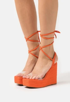 Aldo Devonteriel Floam - Sandales À Talons Hauts - Bright Orange