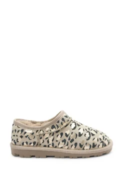 Vêtements Pour Femmes Magasin 32 Next Shoot - Chaussons - Tan Brown Animal Print