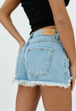 Stradivarius Mit Tiefem Bund - Short En Jean - Neon Blue 8 Stradivarius Mit Tiefem Bund - Short En Jean - Neon Blue -Vêtements Pour Femmes Magasin 6e69b87a77fc46398b16cddbc40f234f