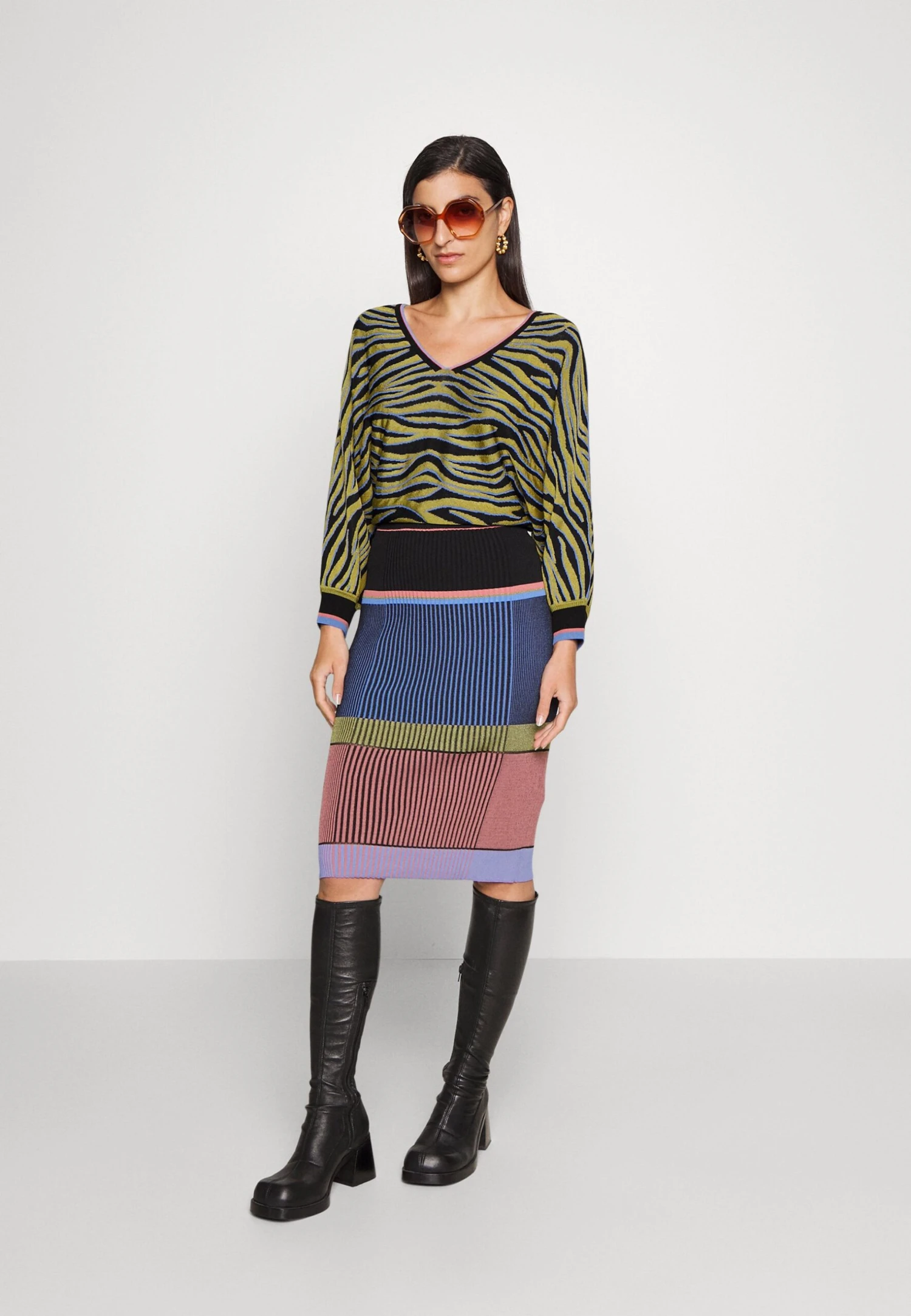 DIANE VON FURSTENBERG Pullover - Khaki 2 DIANE VON FURSTENBERG Pullover - Khaki – Image 2