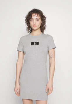CALVIN KLEIN UNDERWEAR Nightdress - Chemise De Nuit / Nuisette - Grey Heather