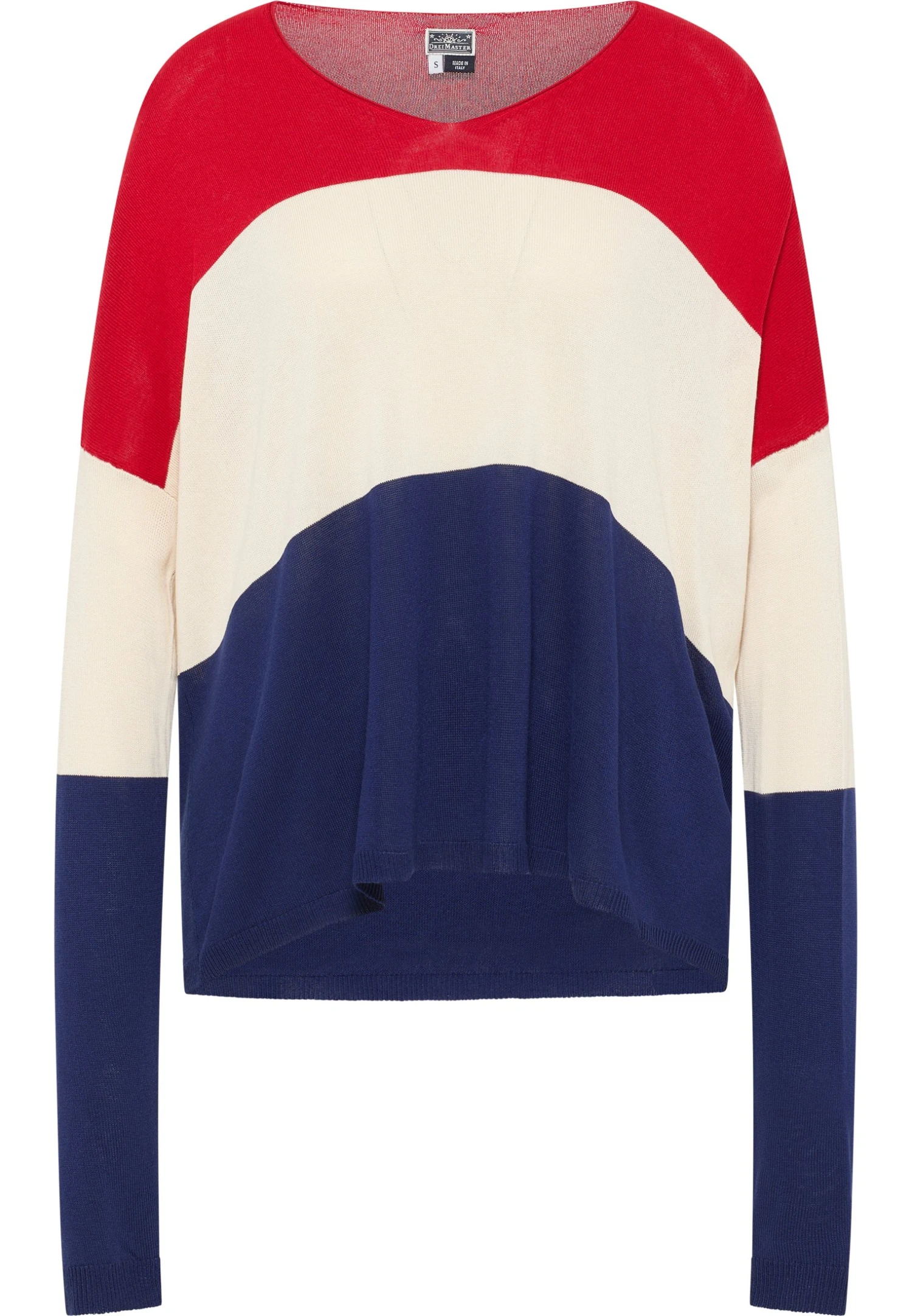 Dreimaster Pullover - Rot Mehrfarbig 5 Dreimaster Pullover - Rot Mehrfarbig – Image 5