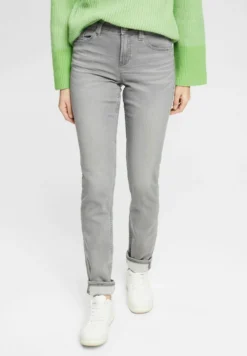 ESPRIT Jean Droit - Grey Medium Washed