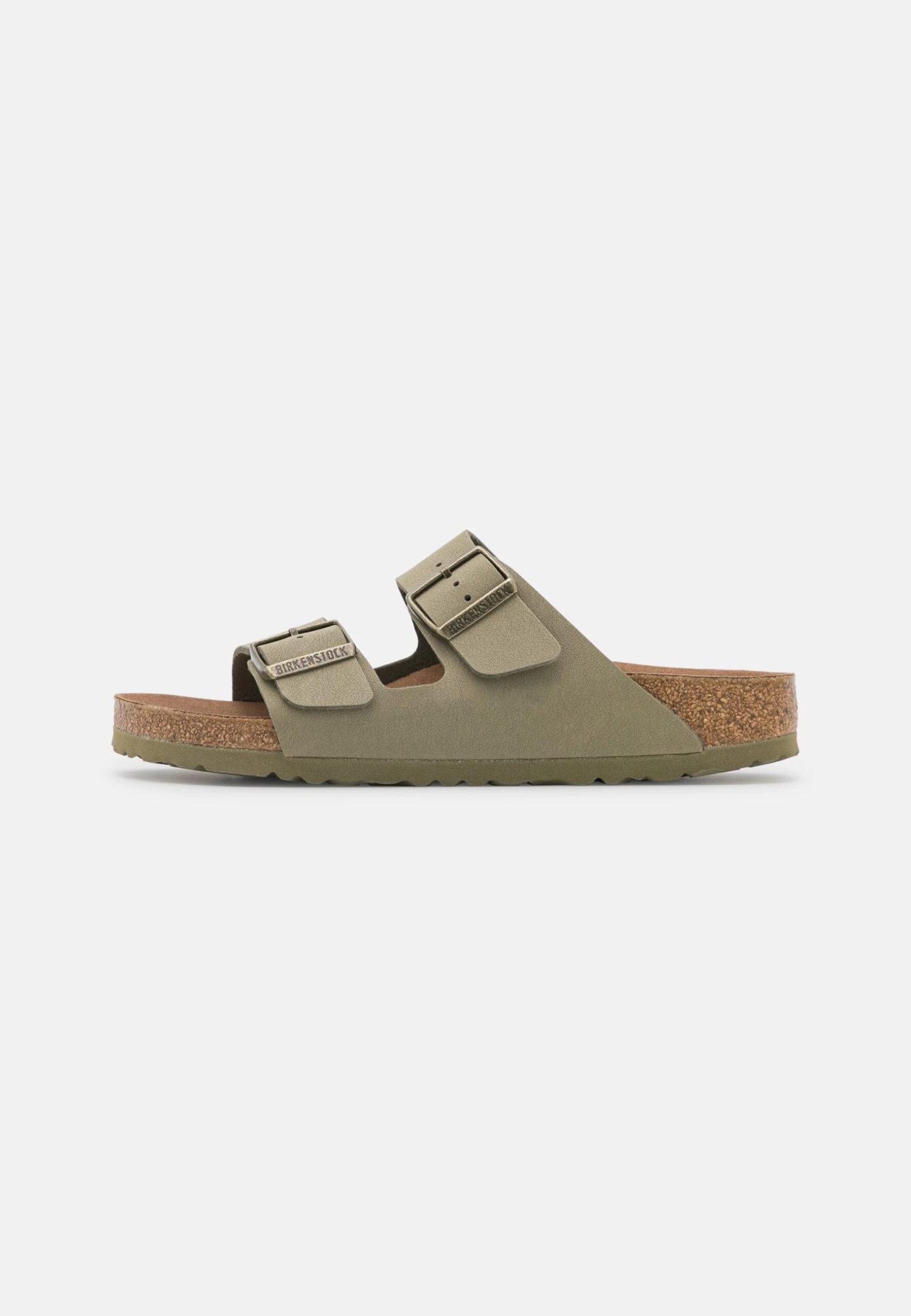Birkenstock Arizona Earthy Vegan - Chaussons - Khaki 2 Birkenstock Arizona Earthy Vegan - Chaussons - Khaki – Image 2