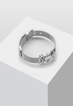 Armband Mesh - Bracelet - Silberfarben Poliert -Vêtements Pour Femmes Magasin d4acba3bed11469682f592e82cc4d8a1