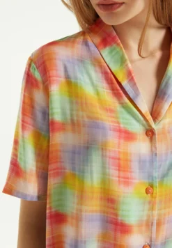 Aus Mit Halblangen Ärmeln Und Knopflei Set - Pyjama - Multifarben Stampa Shaded Check 8 Aus Mit Halblangen Ärmeln Und Knopflei Set - Pyjama - Multifarben Stampa Shaded Check -Vêtements Pour Femmes Magasin f2ac0161e500460797bc4841f77cf808 scaled